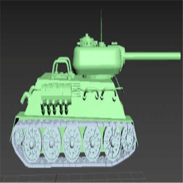 陆川充气军用坦克模型